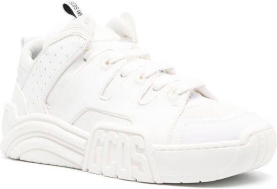 Gcds panelled high-top sneakers White