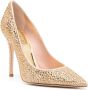 Gedebe 110mm crystal-embellished leather pumps Neutrals - Thumbnail 2