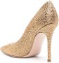 Gedebe 110mm crystal-embellished leather pumps Neutrals - Thumbnail 3