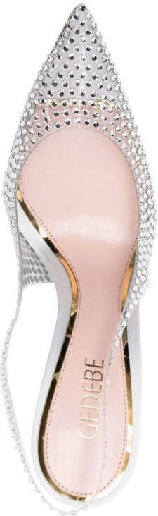 Gedebe 120mm Stella slingback pumps Neutrals