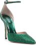 Gedebe 80mm crystal-embellished pumps Green - Thumbnail 2