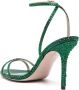 Gedebe Charlize 110mm crystal-embellished sandals Green - Thumbnail 3
