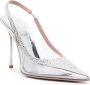 Gedebe Clo 11mm crystal-embellished pumps Silver - Thumbnail 2