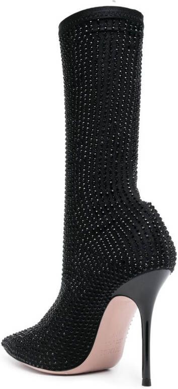 Gedebe Logan crystal-embellished boots Black