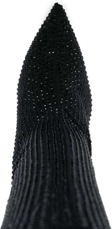 Gedebe Logan crystal-embellished boots Black