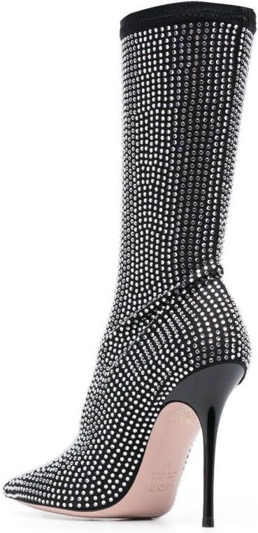 Gedebe Logan crystal-embellished boots Black