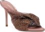 Gedebe Mariel 100mm crystal-embellished sandals Pink - Thumbnail 2