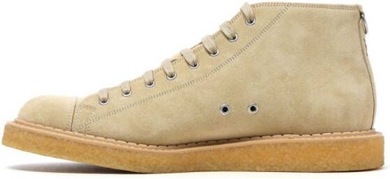 George Cox Monkey lace-up suede boots Neutrals