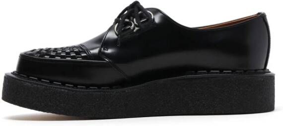 George Cox Skipton leather derby shoes Black