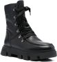 Geox 45mm Vilde lace-up leather boots Black - Thumbnail 2