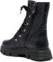 Geox 45mm Vilde lace-up leather boots Black - Thumbnail 3