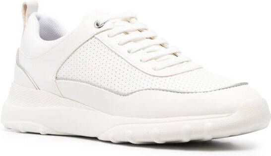 Geox Alleniee leather sneakers White
