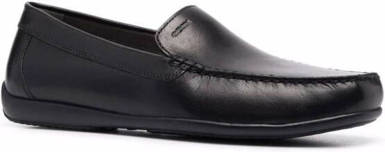 Geox Ascanio leather moccasins Black
