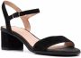 Geox Aurely 50 suede sandals Black - Thumbnail 2