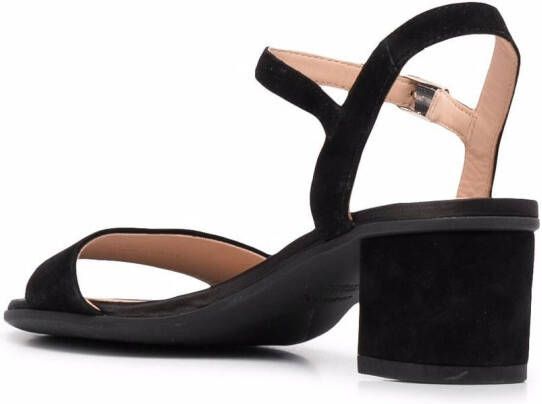 Geox Aurely 50 suede sandals Black
