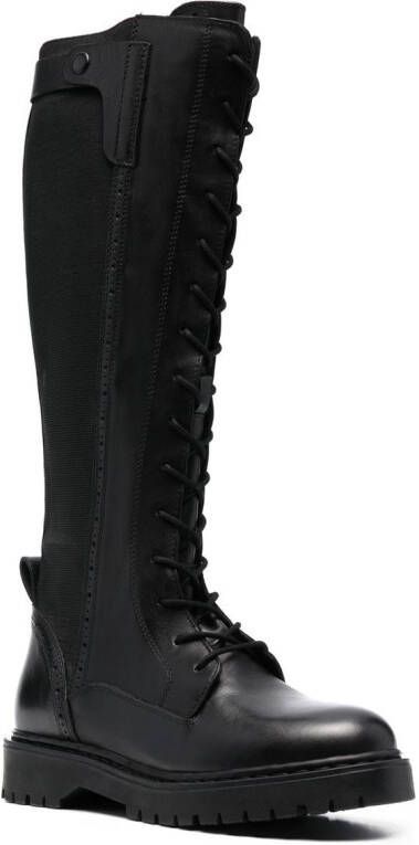 Geox Bleyze knee-length boots Black