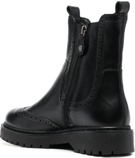 Geox Bleyze leather boots Black