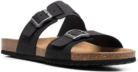 Geox buckle-strap sandals Black
