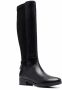 Geox calf-high leather boots Black - Thumbnail 2