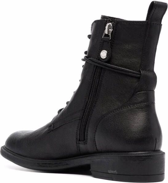 Geox chunky lace-up boots Black
