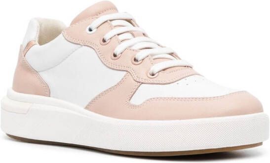 Geox Dalyla low-top leather sneakers Pink