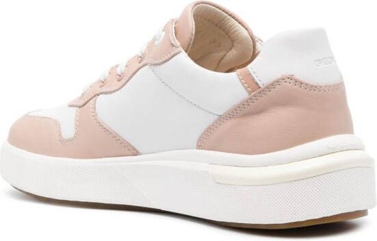 Geox Dalyla low-top leather sneakers Pink