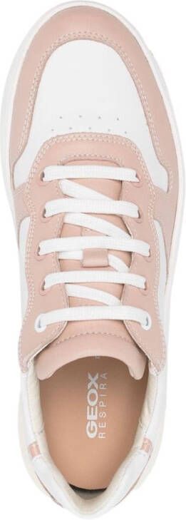 Geox Dalyla low-top leather sneakers Pink