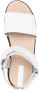 Geox Dandra open-toe leather sandals White - Thumbnail 4