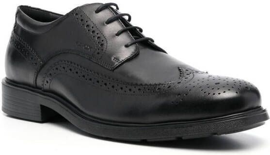 Geox Dublin lace-up brogue shoes Black