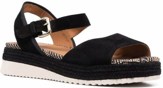 Geox Eolie flatform sandals Black