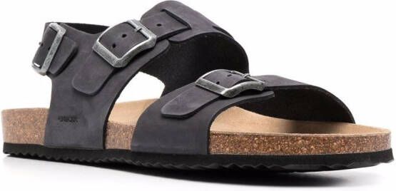 Geox Ghita leather sandals Black