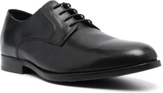 Geox Hampstead calf-leather derby shoes Black