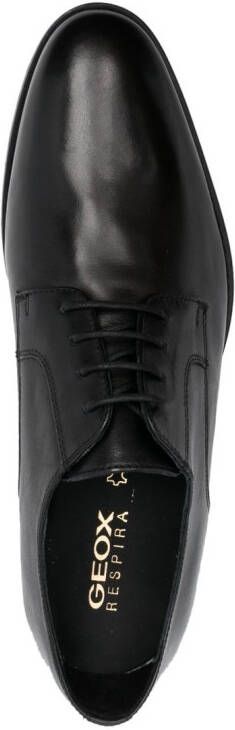 Geox Hampstead calf-leather derby shoes Black