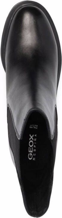 Geox heeled Chelsea boots Black