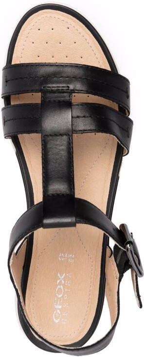 Geox Hiver buckle-fastening sandals Black