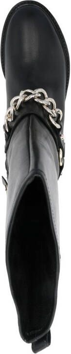 Geox Hoara quilted-panel boots Black