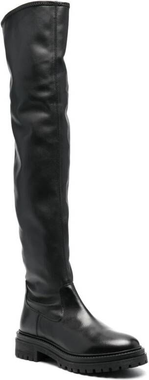 Geox Iridea 50mm over-the-knee boots Black