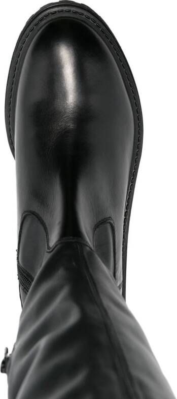 Geox Iridea 50mm over-the-knee boots Black