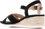 Geox Ischia jute wedge sandals Black - Thumbnail 3
