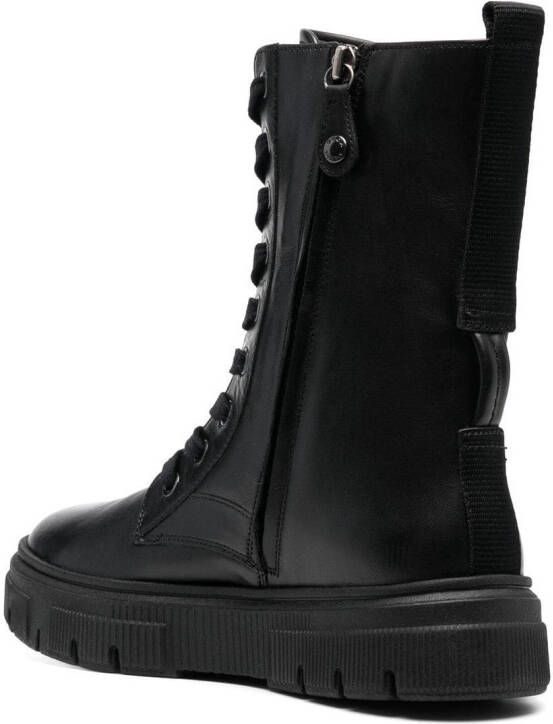 Geox Isotte lace-up fastening boots Black