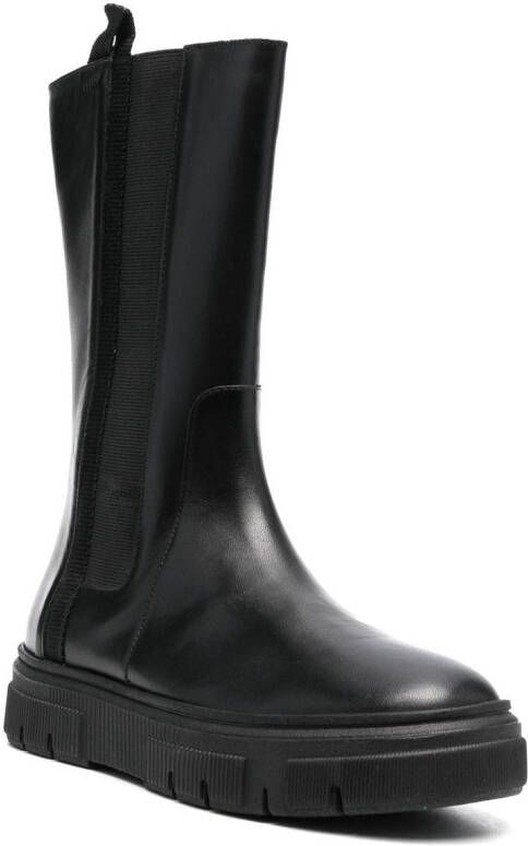 Geox Isotte leather boots Black