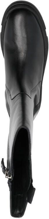 Geox Isotte leather boots Black
