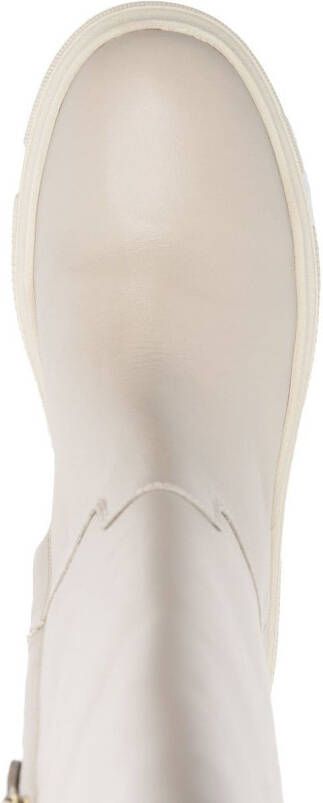 Geox Isotte leather boots Neutrals