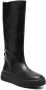Geox Isotte leather knee-high boots Black - Thumbnail 2