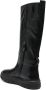Geox Isotte leather knee-high boots Black - Thumbnail 3