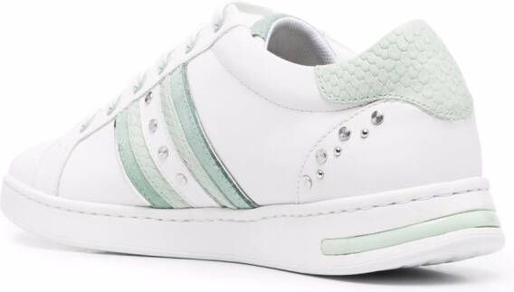 Geox Jaysen panelled stud-detail sneakers White