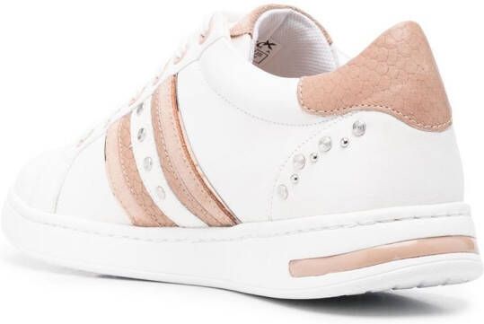 Geox Jaysen panelled stud-detail sneakers White