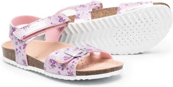 Geox Kids Adriel buckle-strap sandals Pink