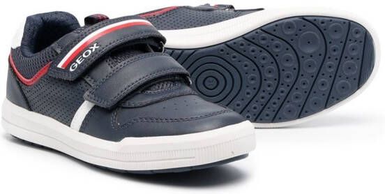 Geox Kids Arzach touch-strap trainers Blue