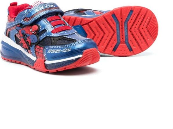 Geox Kids Bayonyc Spider-Man trainers Blue